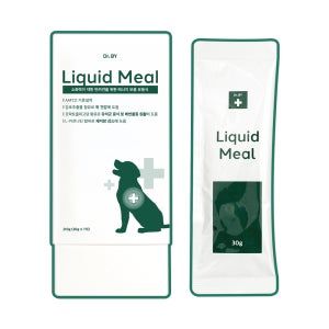 닥터바이 리퀴드밀 강아지 퓨레 습식사료 소화불량 구토 설사 유동식 전연령, 210g, 1개