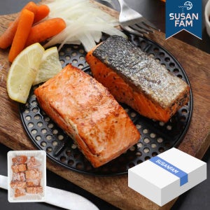 연어포션 스테이크 10kg(1kgx10ea) 연어구이용