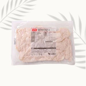 에쓰푸드 데리야끼치킨(치킨 가슴살 2mm 슬라이스) 500g