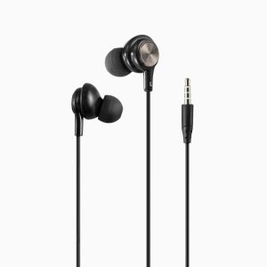 엑토 핸즈프리 3.5mm 마이크 클립형 볼륨조절 유선 커널형 줄 이어폰 ERP-96