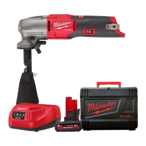 밀워키 M12 FNB16-501X 충전 니블러 12V 5.0Ah 고출력 배터리 1개 세트