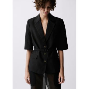 MANGO WOMAN 블레이저 ARGELIA Black 87057896