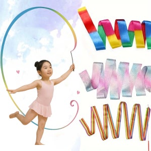 문아크 리듬체조 리본 막대 4M 체조용 운동회