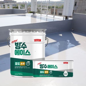 삼화방수에이스 셀프옥상방수페인트 탄성방수제 우레탄페인트 우레탄중도2액형 바르는방수액20kg
