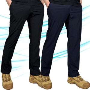 여름 쿨 벨트 작업복 바지 ML 남성 남자 스판 등산 노가다 하의 냉감팬츠 빅사이즈