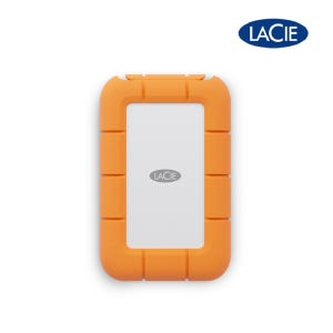 LaCie Rugged Mini 외장SSD+데이터복구+IP54 4TB, 오렌지