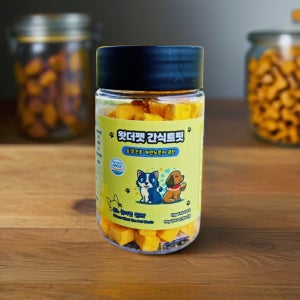 강아지 노른자 트릿 동결 건조 계란 스낵 반려 동물 간식 90g