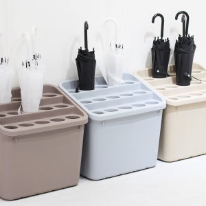 다모아 우산꽂이 15구 카페 사무실 업소용 우산정리함 그레이