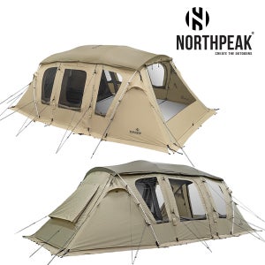 노스피크 아케디아 + 플러스 하이브리드 에어&폴 / 대형 거실형 리빙쉘 텐트