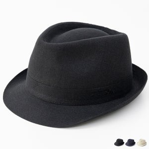 남자 중절모 블랙 페도라 여름 린넨 중년 명품 모자