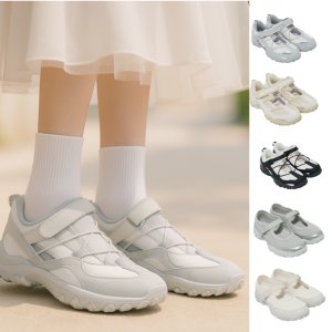 휠라 에샤페 벨크로 VC V2 메리제인 플랫 슈즈 발편한 데일리슈즈 발레코어