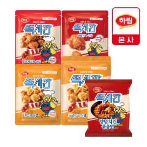 맥시칸 순살 4종 1.65kg + 양념치킨볶음면 1매 SET +[증정]맥시칸 핫크리스피 순살 250g