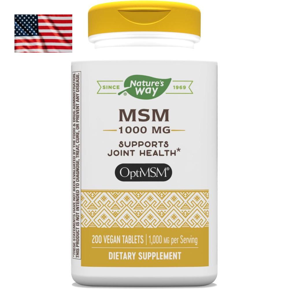 Natures Way Natures MSM 1000mg <b>네이쳐스웨이 엠에스엠</b> 200캡슐