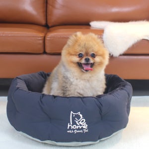 [스윗테일] 핸드메이드 강아지방석하우스베드 옥타곤 (미디엄,라지)