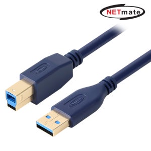 강원전자 넷메이트 USB3.0 B타입 AM-BM 케이블 2m, 1개