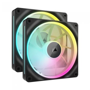CORSAIR iCUE LINK LX140 RGB STARTER KIT (블랙, 2팩) / MPS