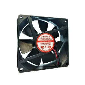 EVERCOOL 80mm (1B/2P/25T)(EC8025L12C-2P) / MPS