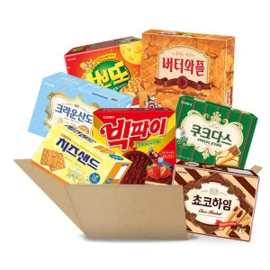 (스윗몬) 크라운 대용량 7종 실속 과자세트