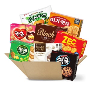 (스윗몬) 롯데 대용량 8종 실속 과자세트