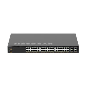 넷기어 XSM4340CV 36포트 10G/멀티기가 PoE++ AVoIP 관리형 스위칭허브 (M4350-36X4V) / 4포트 SFP28 기본 280W 확장 1,760W 듀얼파워