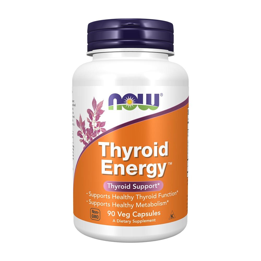 <b>나우푸드</b> 타이로이드 에너지 90베지캡슐 갑상선 영양제 Now Thyroid Energy