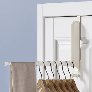 쭉 늘어나는 접이식 도어행거 방문 옷걸이 도어후크