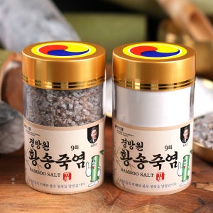 경방원 4천도 용융 9회 황송죽염 미네랄 고급 소금 고체 250g 9번구운 자죽염
