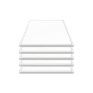 인아웃조명 5개 무타공 간편설치 슬림엣지 LED 평판등 640X640 50W 면조명 사무실 식당 학원 실내 직부등 플리커프리