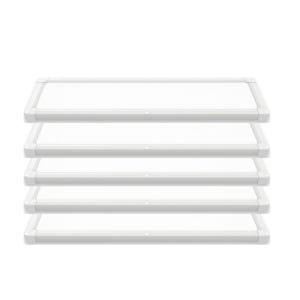 5개 무타공 간편설치 슬림엣지 LED 평판등 1285x320 50W 면조명 사무실 식당 학원 플리커프리