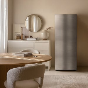 소형 미니 냉장고 1도어 원룸 일반 사무실 냉장고 더함 CHIQ 왼쪽(좌), 173L 실버