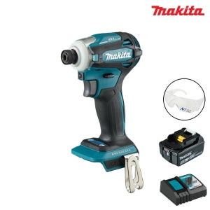 마끼다 충전임팩드라이버 DTD172 (18V) 5.0Ah 배터리 1개세트 엔텍고글