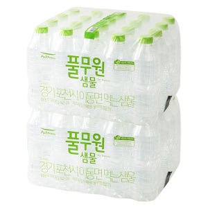 풀무원 샘물 무라벨 생수 500ml, 40개