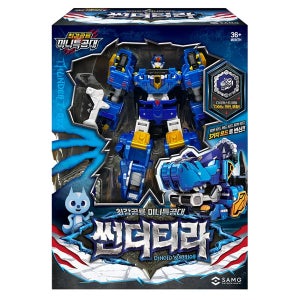 미니특공대 최강공룡 썬더티라 로봇 장난감