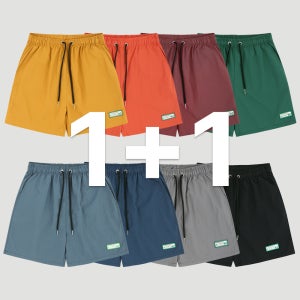 [1+1] 말리부 숏 팬딩 팬츠 8컬러 3사이즈 남여공용 나일론 반바지 비치웨어 스윔팬츠