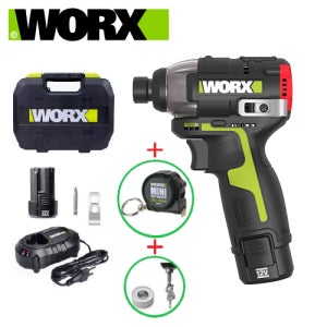 웍스 WU132X 충전 임팩 드라이버 12V 배터리2개 충전기1개 풀세트 WORX