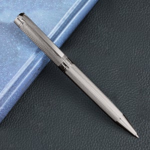 폴인매너 유성볼펜+케이스세트(1.0mm) (유광 실버)