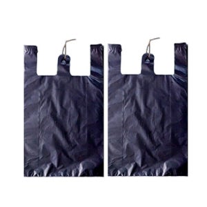 튼튼한 검정비닐봉투 손잡이 봉지 마트봉투 1호-7호 대용량 19L, 1000매, 1개