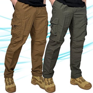 여름 와이드 카고 작업복 바지 ML 남성 남자 스판 등산 노가다 하의 냉감팬츠 빅사이즈