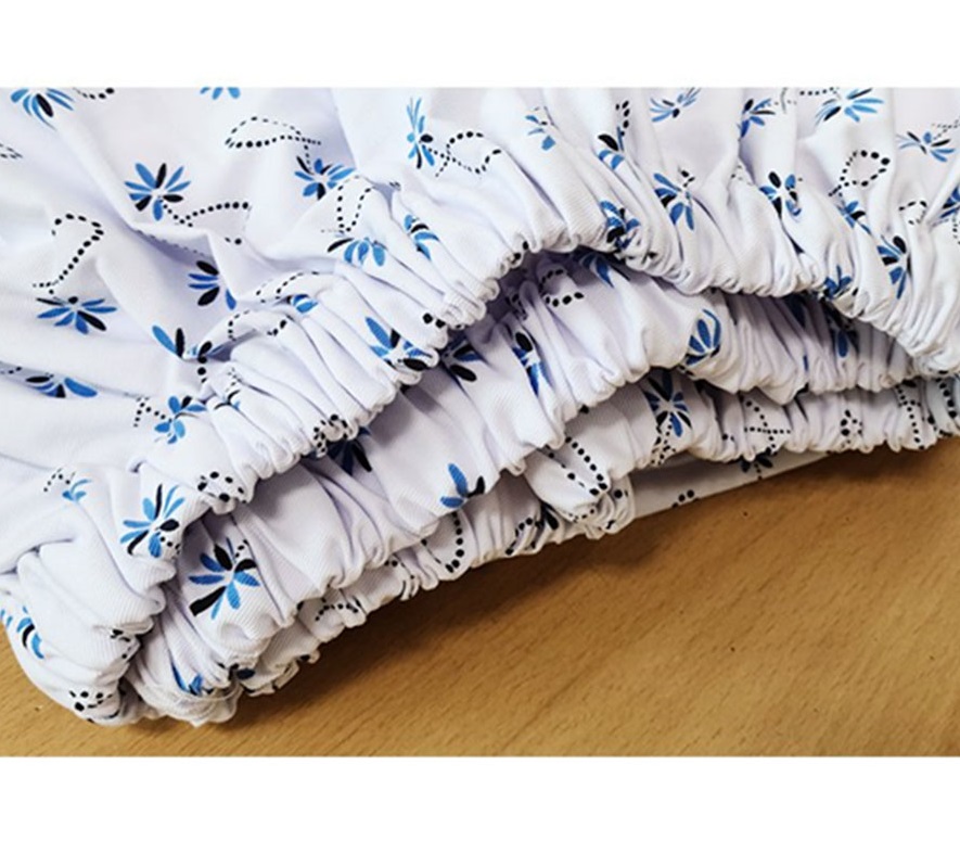 더온케어 국산 병원침대용 매트리스 면혼방 고무줄 커버 전체 밴드형 홑겹