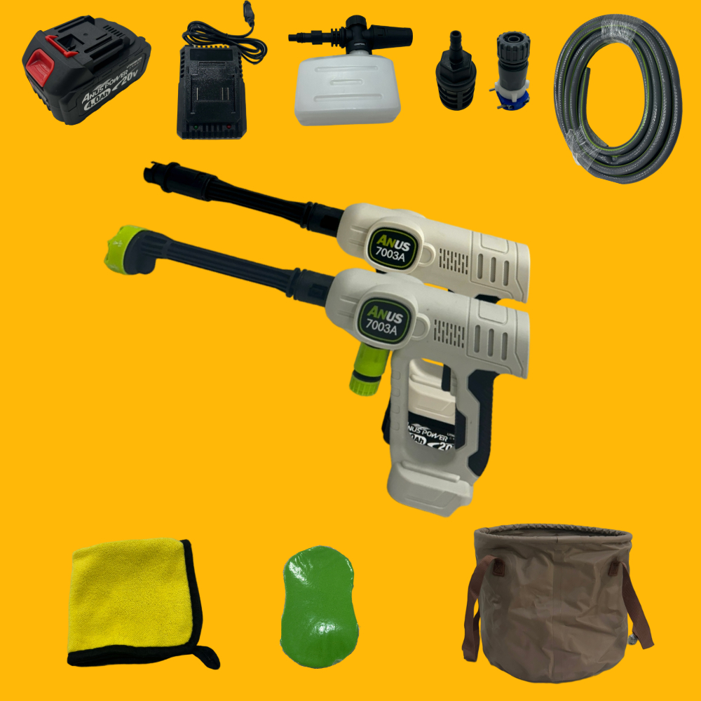 다이언 고압세척기 A-nus 무선 충전 고압 세차기 세차건 워터건 휴대용 풀세트 가정용