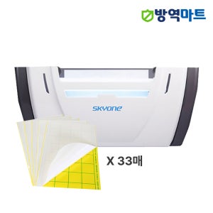 스카이에프 + 전용 끈끈이 33매 공장 식당 날파리 퇴치기 업소용 포충기 벌레포획기