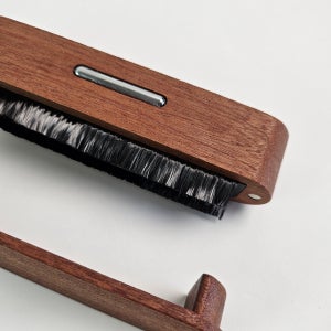 블루골드 LP 브러쉬 고급원목 초미세 탄소섬유 레코드 청소 먼지 제거 바이닐 관리