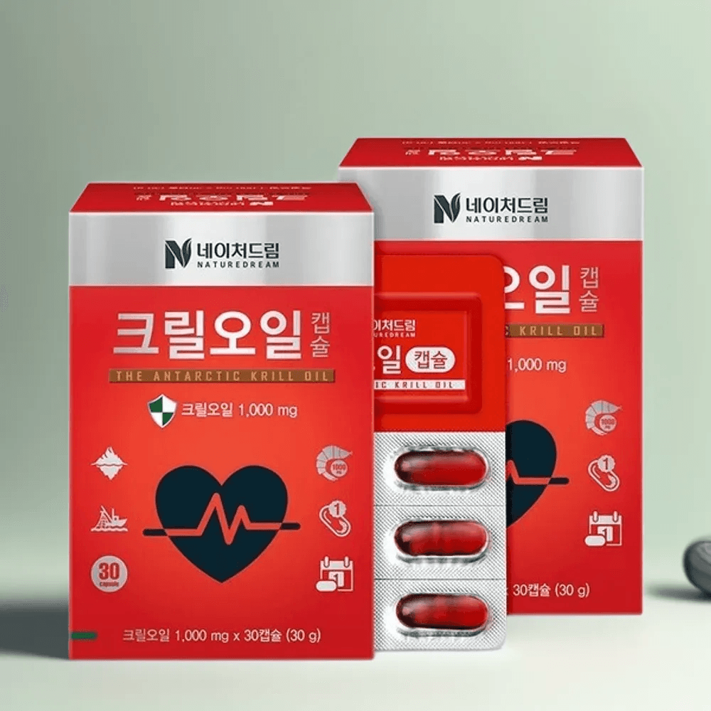 <b>네이처드림 크릴오일</b> 30정 2박스