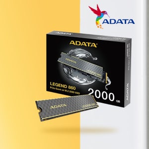 ADATA SSD NVME LEGEND 860 M2 2280 젠4 QLC 방열판 2TB