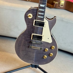 Gibson 레스폴 스탠다드 50s Figured Top Transparent Black
