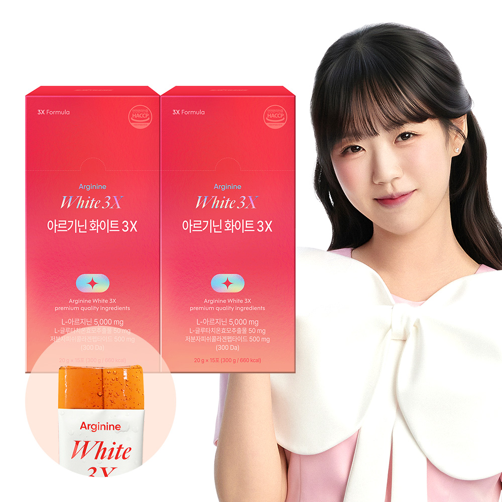 <b>익스트림</b> 아르기닌 화이트 저분자 콜라겐 글루타치온 아르기닌 젤리스틱 15포, 2개