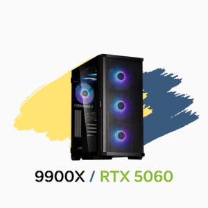 AMD 9900X RTX5060 큐베이스 에이블톤 음악 프리미엄 작업용 조립PC 데스크탑