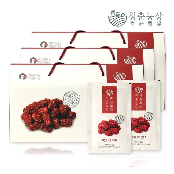 <b>청춘농장</b> 보은 대추즙 3박스 총 90포