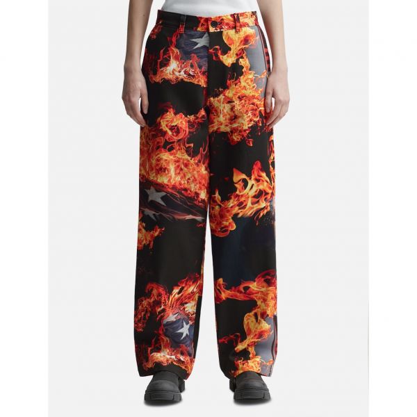 Sky High Farm Workwear World Is Burning Chino Pants