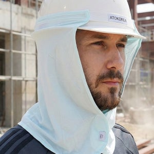 국산 안전모 햇빛가리개 자외선차단 여름 얼굴 목 보호